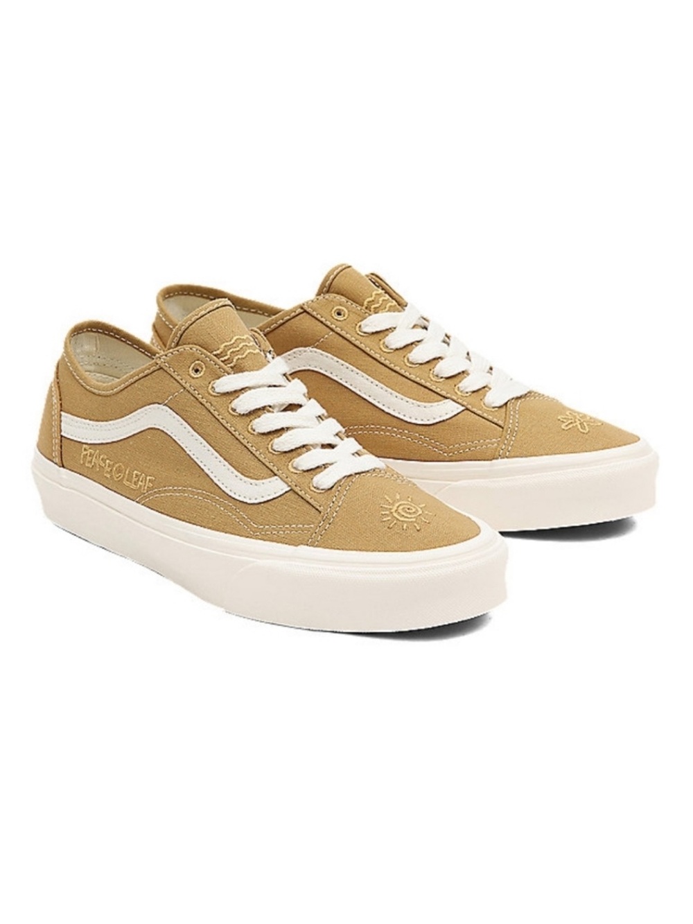 Vans Men’s Tan Canvas Old Skool with White Stripe